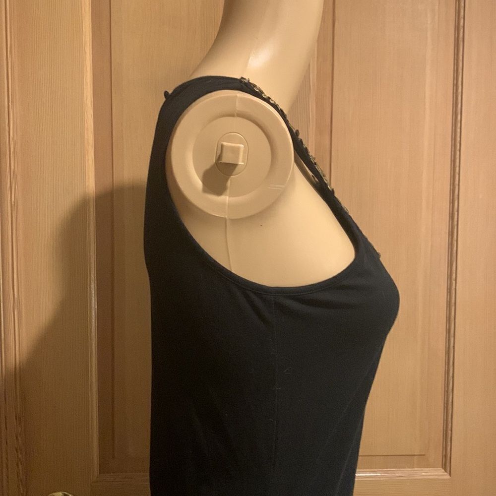 Jenny Han black beaded evening dress Sz XS - Picture 4 of 6